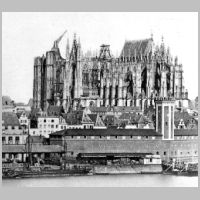 The unfinished cathedral in 1856, Uta Grefe Köln in frühen Photographien 1847-1914, Wikipedia.jpg